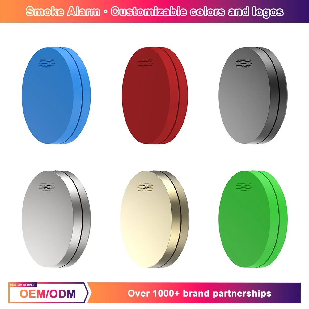 Smart Home Wireless Wi-Fi Smart APP Fire Alarm Intelligent Smoke Detector Photoelectric Sensor 85dB Alarm