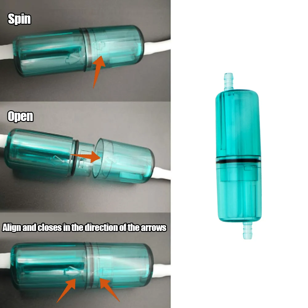 2-20pcs Green Oxygen Generator Tube Water Collector Healthy Care Oxygen Tube Connector Medical Equipment Accessory