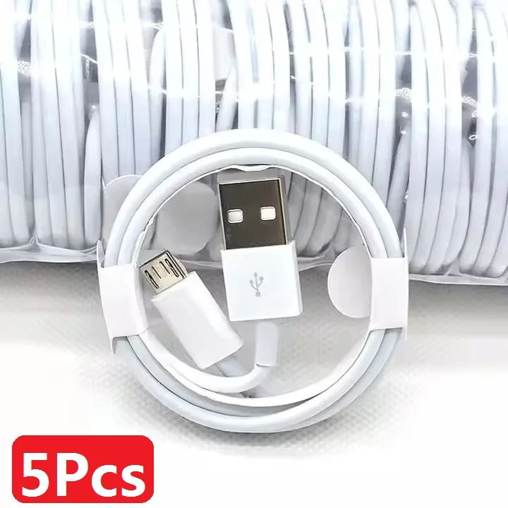 5Pcs Usb To Micro C… - image