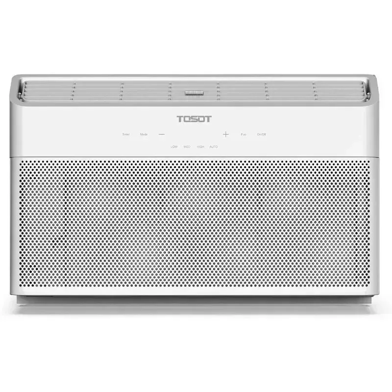 PMD4-TOSOT مكيف هواء نافذة 8000 وحدة حرارية بريطانية - تشغيل هادئ، نجمة الطاقة، جهاز التحكم عن بعد - وحدة تيار متردد لتركيب النافذة، مبرد سريع،