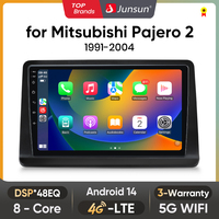 Junsun Android Wireless CarPlay Auto Car Radio For Mitsubishi Pajero 2 V20 V30 V40 1991-2004 Intelligent Systems RDS DSP GPS SWC