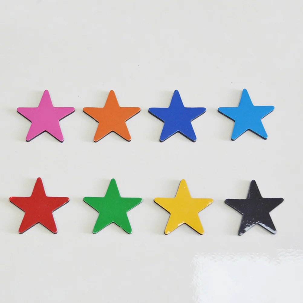 20 Pcs Star Rainbow Fridge Magnet for Whiteboard Funny Cute Cabinet Fridge Creative Sticker Refrigerator Magnetic Attraction