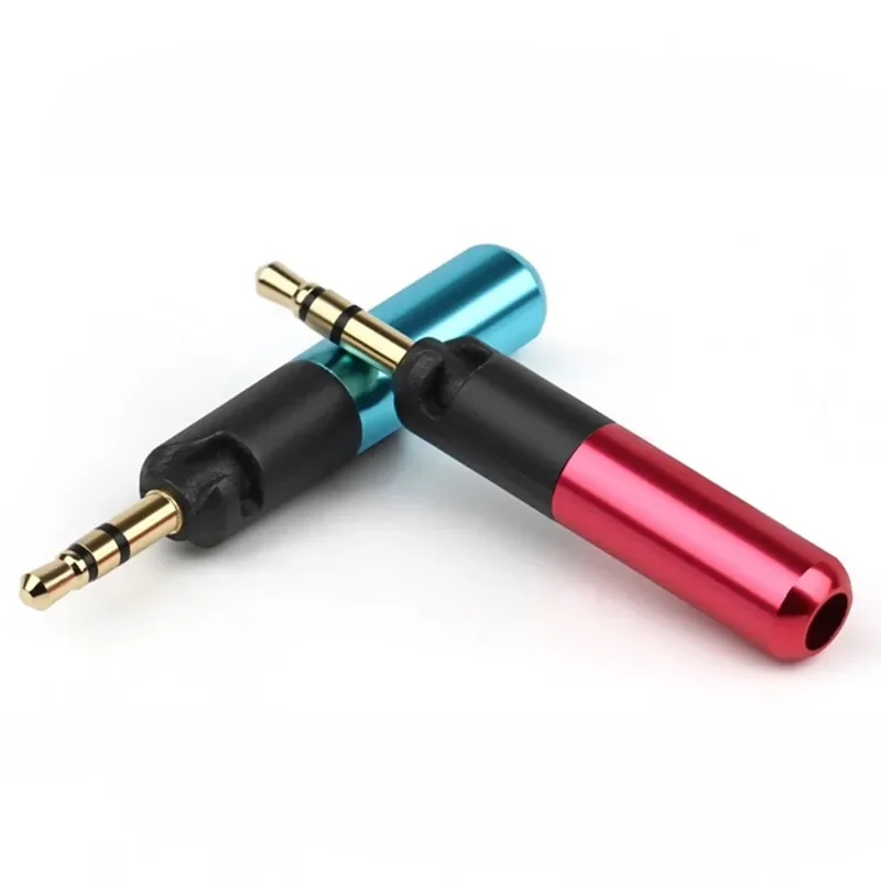 Jack hd 2.5mm plugue de fone de ouvido para hd558 hd518 hd598 alta fidelidade fone de ouvido conector de fio de solda 2.5 plugues de reparo estéreo adaptador de áudio