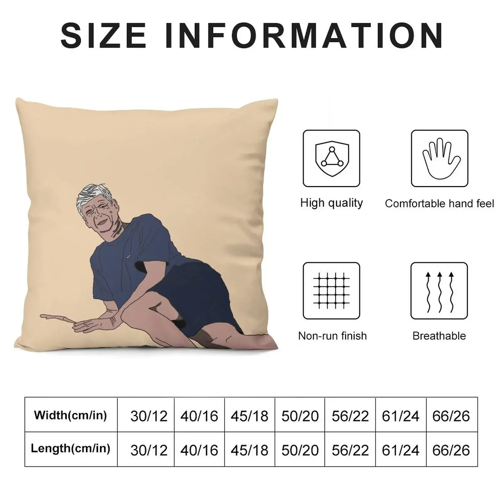 Arsene Wenger vibin ' Throw Pillow Pillow Cases Sitting Cushion Pillowcases pillow