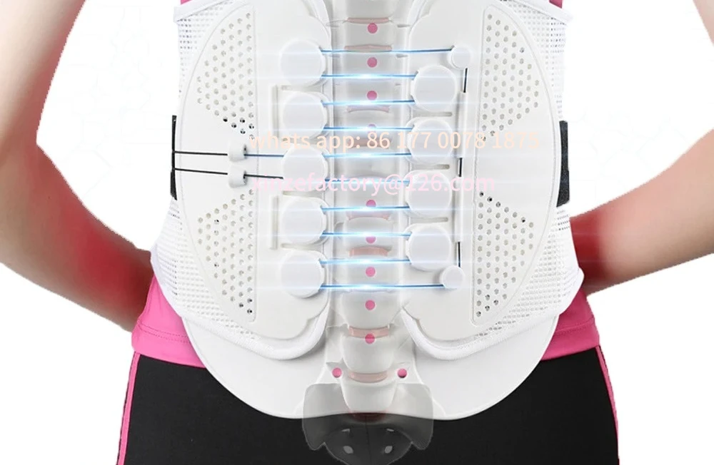 Customizable Back Brace Lumbar Support Belt with Pulley System for Lower Back Pain Relief, Herniated Disc,Sciatica