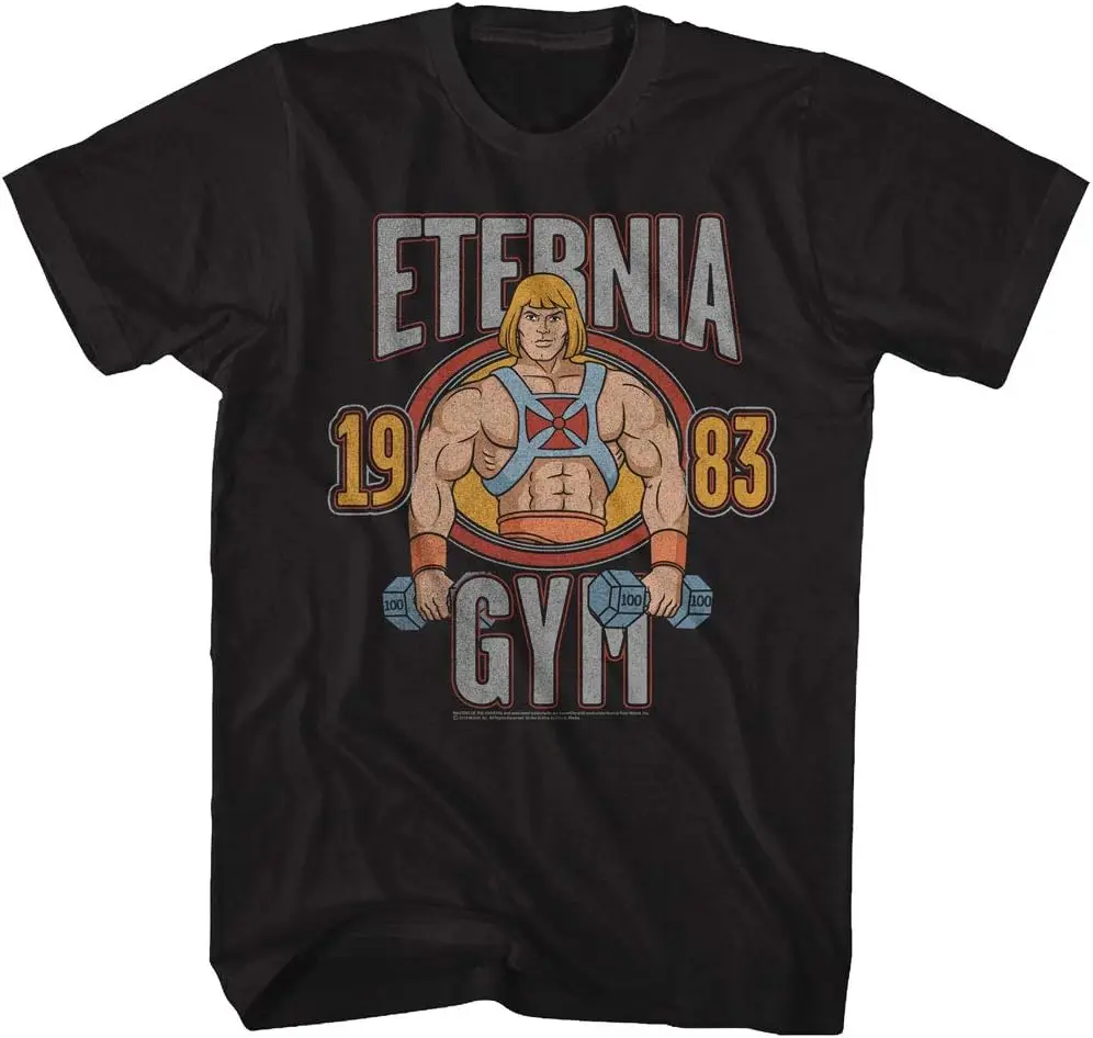 Masters of The Universe TV Series 1983 He Man Eternia Gym Muscles T-Shirt Tee