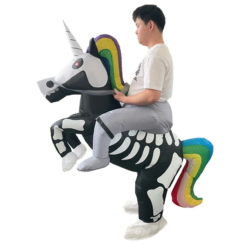 halloween-skeleton-unicorn-inflatable-suit-secret-room-haunted-house-cosplay-clothing-prop-prank-cartoon-doll-costume