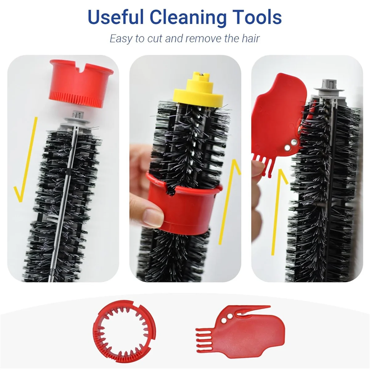 FZFZ 600 시리즈 694 692 690 695 680 660 665 651 650 620 진공 청소기 부품 메인 사이드 브러시 HEPA 필터