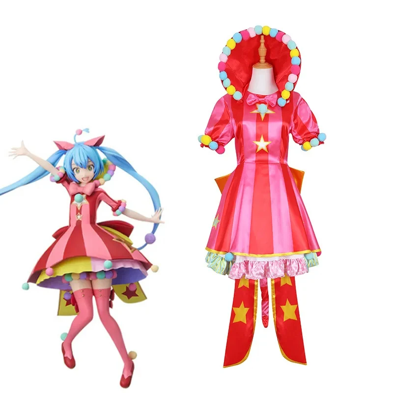 

Anime Virtual Singer Miku Cosplay Dress Project Sekai Colorful ! The World's First Royal Highness Princess Stage Cost gf;.9