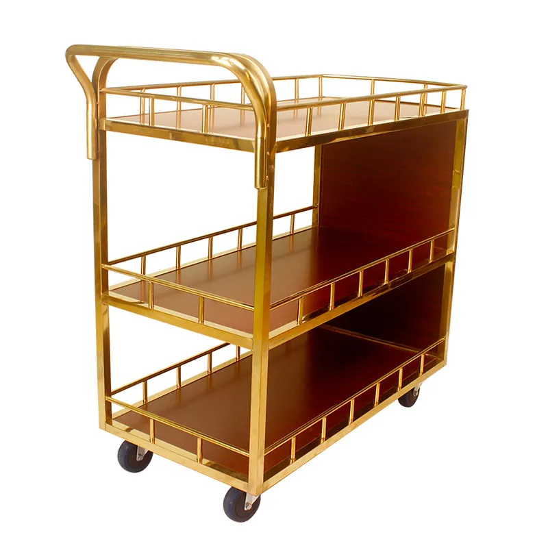 Dining car Hotel restaurant Wine cart Mobile trolley Vegetable truck Commercial delivery Tea cake trolley