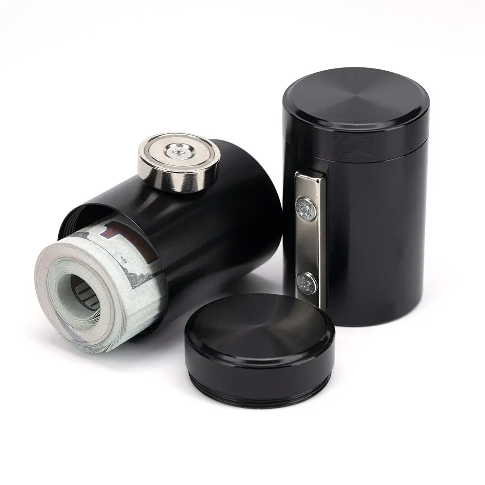 

Aluminum Strong Magnetic Storage Box, Concealed Safe Can Adsorb Valuable Outdoor Objects Under The Car Safe Transfer Storage Box