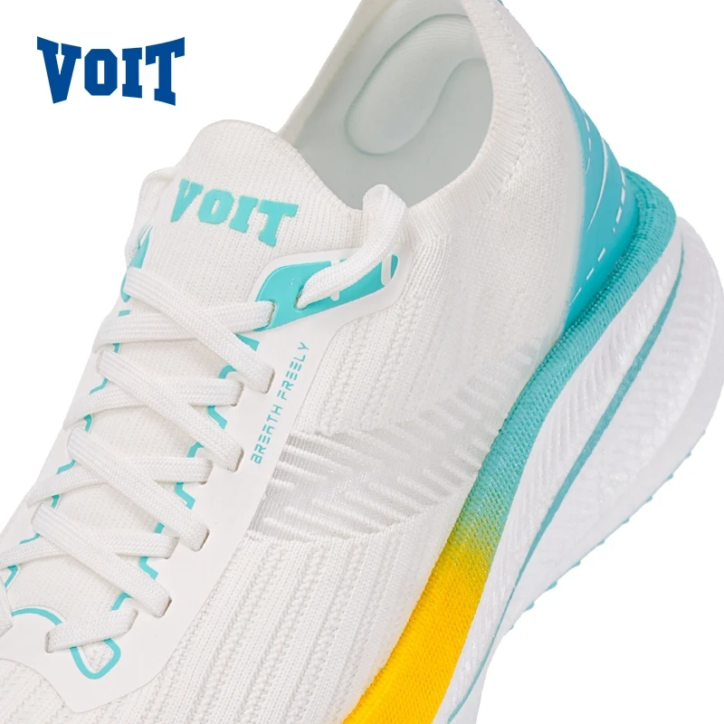 VOIT Qiang yue Running Shoes Nylon Carbon Plate Technology sneaker Running Anti-slip Ultralight breathable Shock-absorbing Shoes