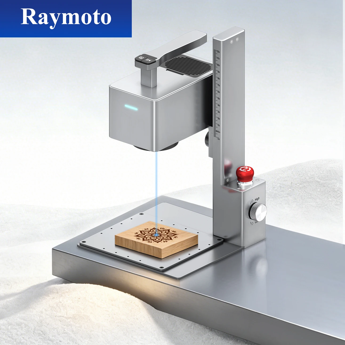 

Raymoto Laser Engraver Portable Easy to Use Fast Engraving Speed Multi Material Laser Engraving Machine DIY Tools