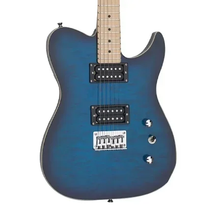 

Professional TL Blue Electric Guitar Wholesale Price Guitar Electric Custom Logo 22 Frets