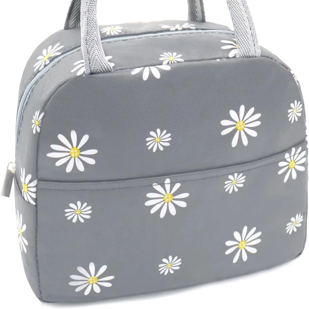 

Reusable Cute Tote Lunch Box for Adult & Men, Leakproof Cooler Lunch Bags for Work Office Travel School Picnic
