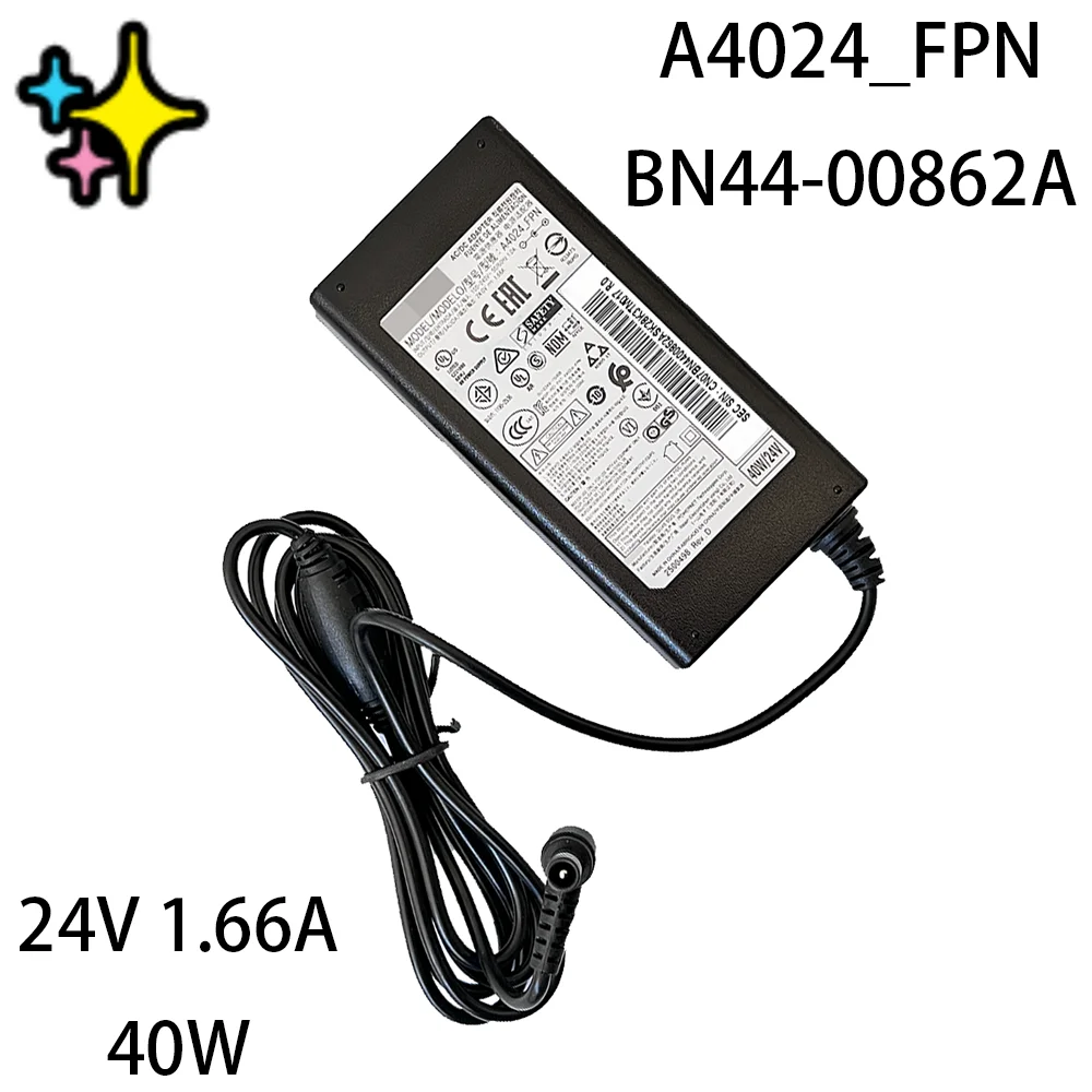 

HW-M450 HW-N650 HW-N400 HW-N500 HW-M550 HW-M430 HW-K550 HW-K550/ZA is for AC/DC Adapter 24V 1.66A 40W A4024_FPN BN44-00862A