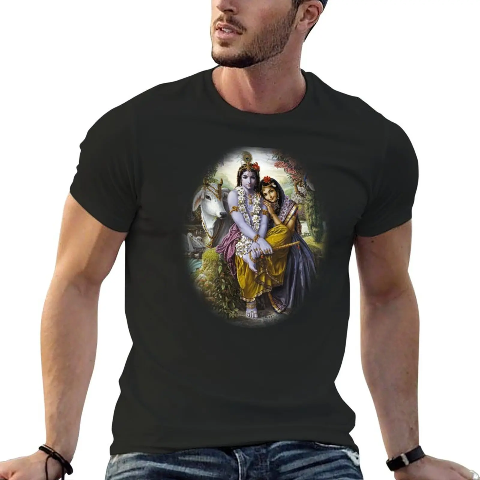 The Eternal Divine Couple T-Shirt summer top quick-drying shirts graphic tee custom shirt Men's t-shirt