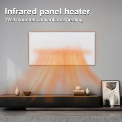 IC180W 300x600mm Infrared Panel Heater Wall Mounted Routine Heating Radiant Home Heater Infrared Carbon Crystal Technology SPECT