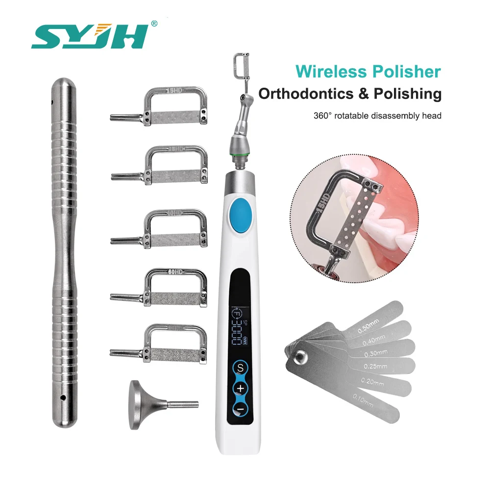 

500-3000RPM Wireless Dental Electric Polishing Machine IPR System with Interproximal Enamel Reduction Polishing OrthodonticMotor