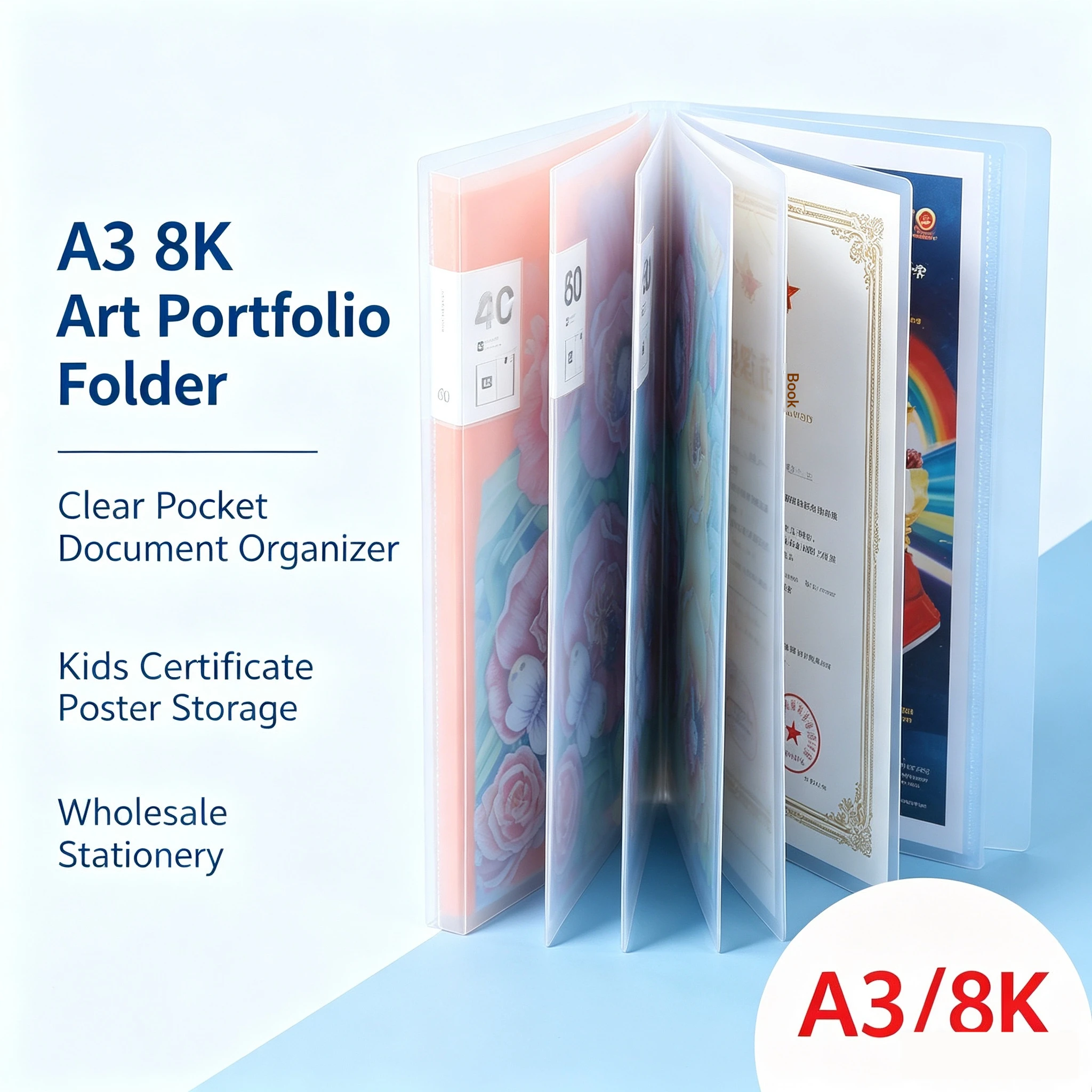 Art Portfolio Bag - حافظة أعمال فنية A3، حقيبة تخزين