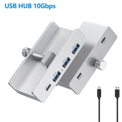 10Gbps USB3.2 Gen2 HUB USB3.0/2.0 Splitter Adapter Universal External Multi Clip Dock For iMac Macbook Dell Lenovo Desktop