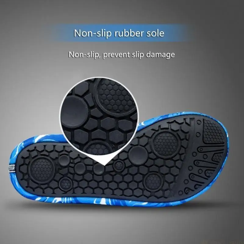 31BE Unisex Camouflage Water Shoes Antiskid Quick Drying Creeks Shoes Men Beach Shoes for Beach Walks and Water Sports