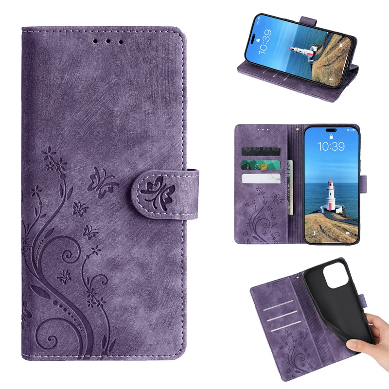 PU-Leder-Geldbörsen-Telefon-Schutzhülle für Tecno Pop 2 4 6 7 F Spark GO 1 4 9 8C 10 10C 4G 2025 2024 2023 2022 Power Pro Taschen