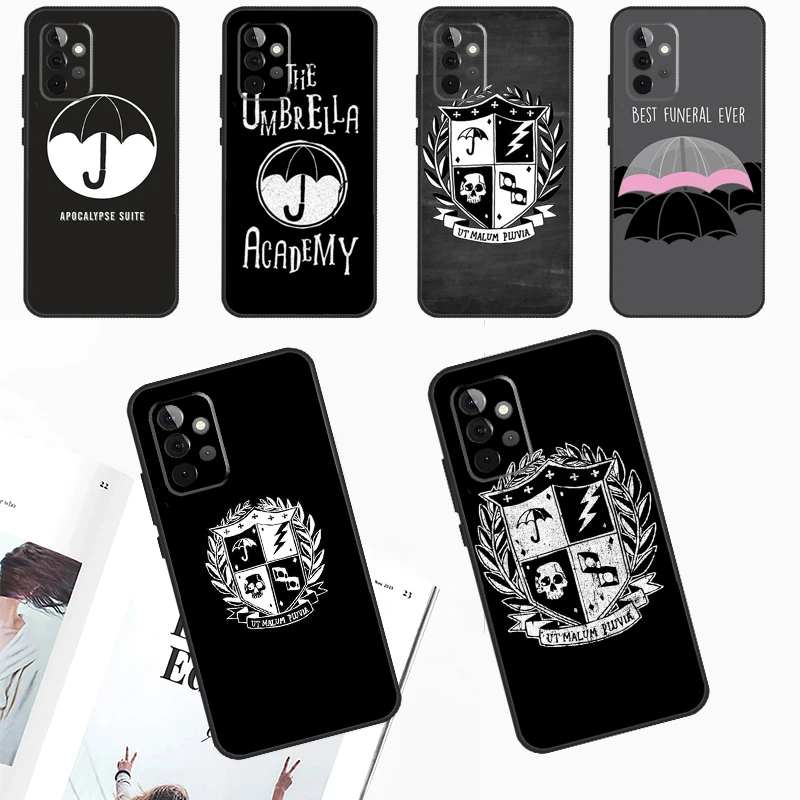 Umbrella Academy Logo Case For Samsung Galaxy A54 A34 A14 A13 A33 A53 A12 A32 A52 A71 A51 A15 A25 A55 A35 Cover