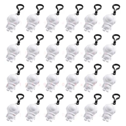24Pcs, Gloomy Bear POPOBE White Blank Mold Vinyl Toy Keychain, DIY Painted Toys, 100% Handmade Set, 8cm