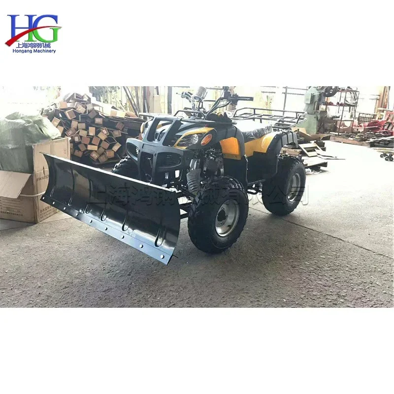 Electric winch lift snow clearing machine  Mechanical road snow removal equipment Highway cleaning appliance