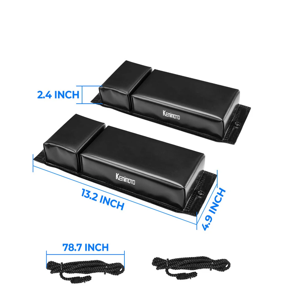 Lot De 4 Lignes De Pare-Chocs Bateau - Cordes Tressées Polyester 1/4 Pouces X 5 Pieds Pour Défense Quai