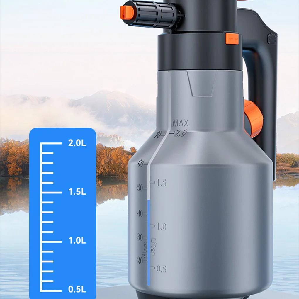 2L بخاخ رغوة كهربائي قوي غسيل السيارات زجاجة رذاذ رغوة الثلج قابلة للشحن غسيل السيارات البخاخ يمكن اكسسوارات السيارات