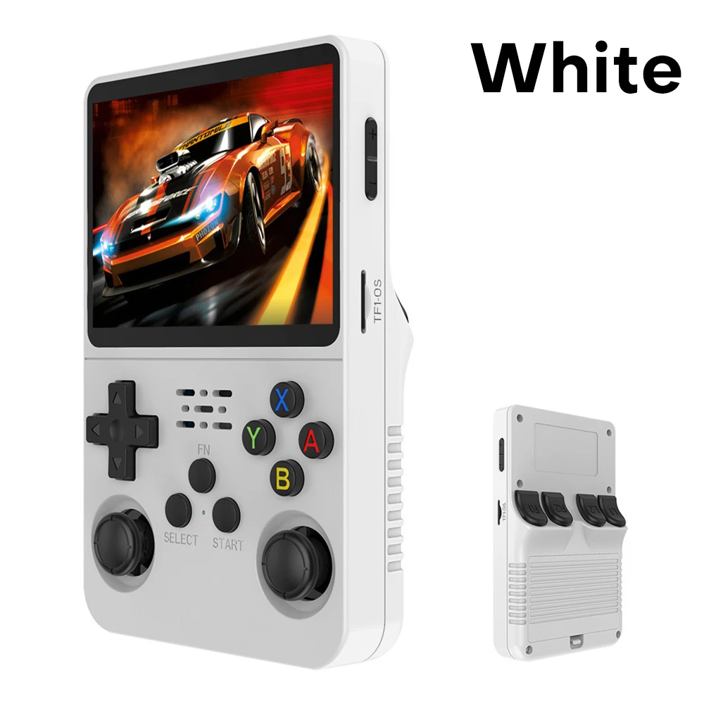 XISKT R36S Retro Handheld Videospielkonsole Linux System 3,5'' IPS Bildschirm 64/128GB RK3326 Chip 15000+Spiel Tragbarer Taschenspiel-Player 9
