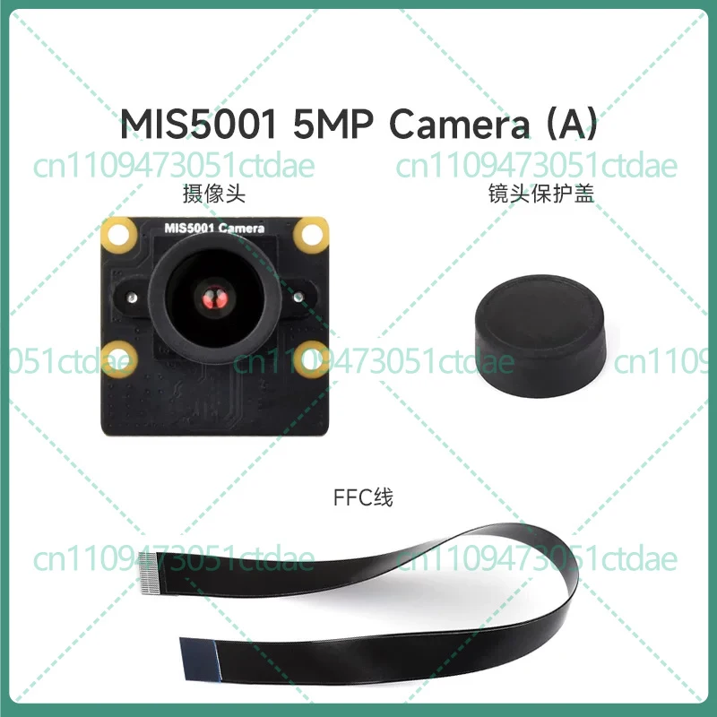 1-2pcs For Waveshare MIS5001 Wide Angle Camera Module 5MP MIPI CSI Compatible Luckfox RV1106 Board