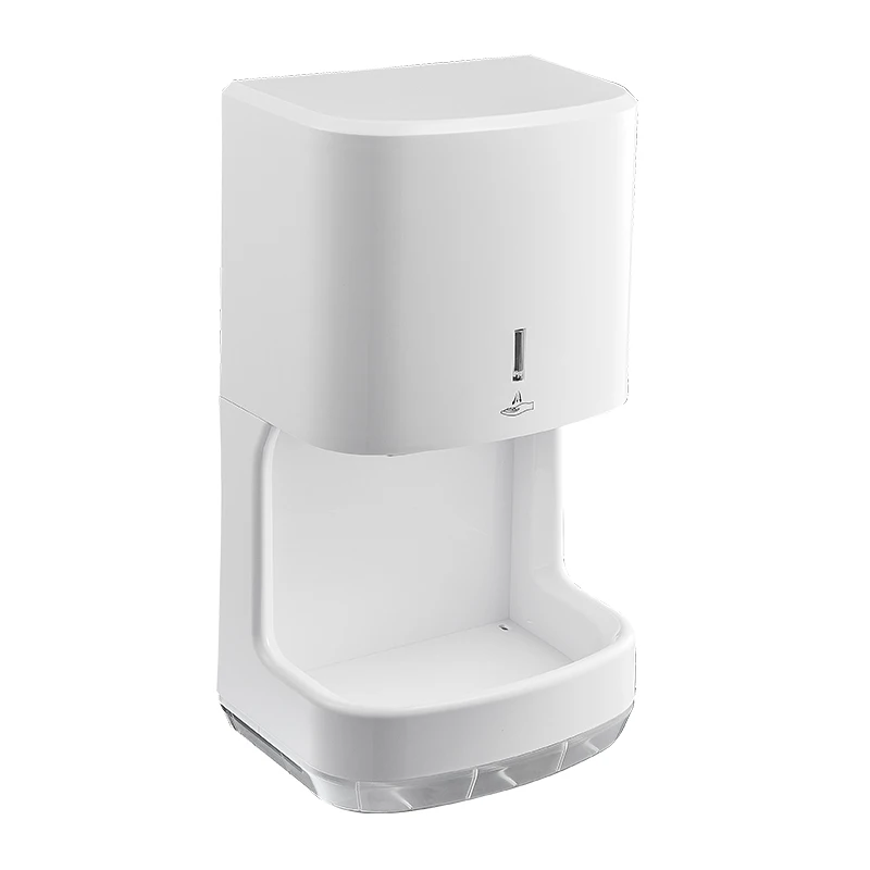 เครื่องเป่ามืออัตโนมัติแบบไร้สัมผัส ระบบเซ็นเซอร์ไฟฟ้า วัสดุ ABS สำหรับใช้งานเชิงพาณิชย์