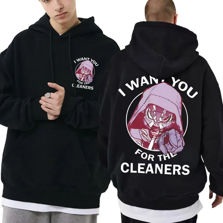 

Anime Gachiakuta Rudo I What You for The Cleaners Graphic Hoodie Men Women Casual Cartoon Manga Streetwear Male Fashion Hoodies