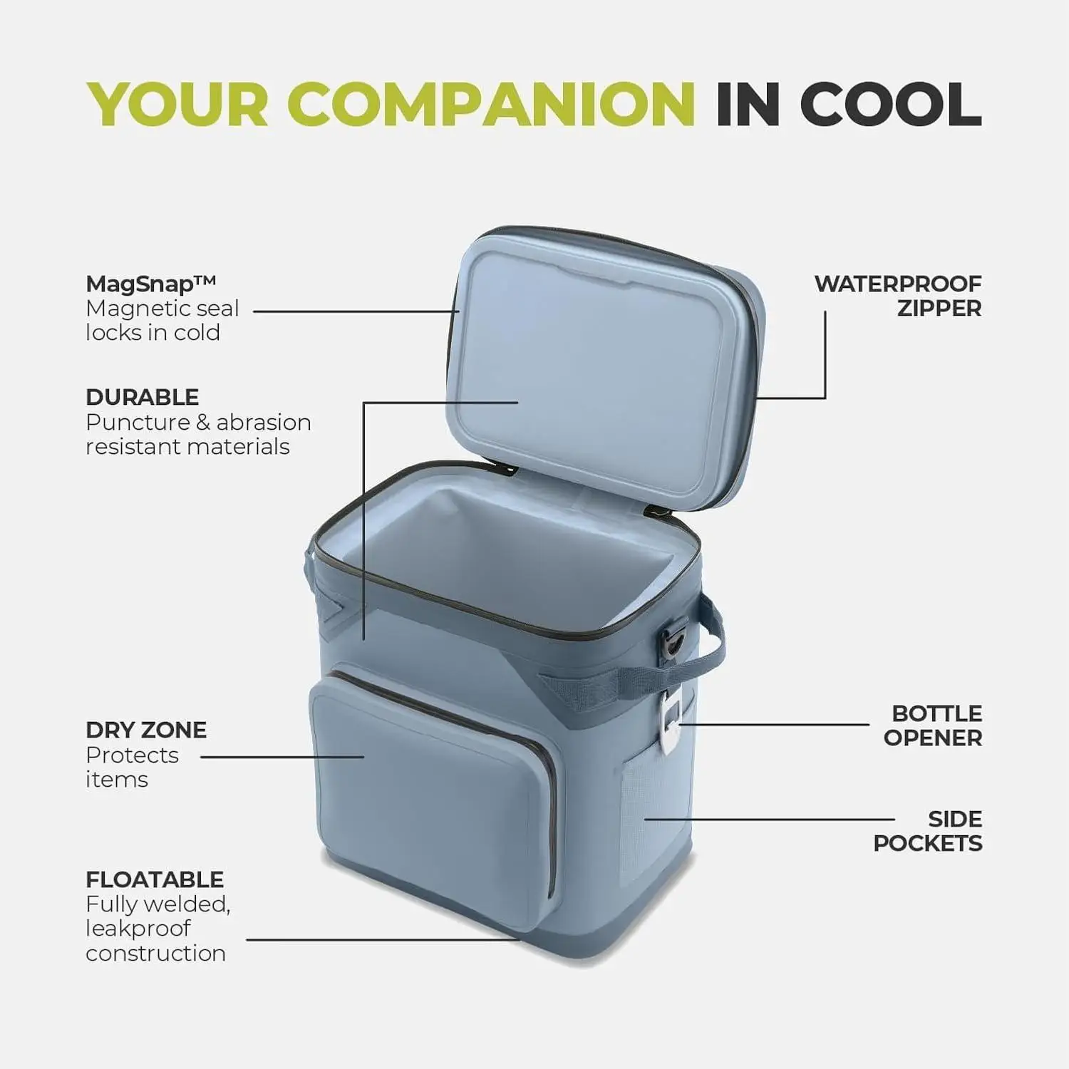 مبرد ناعم مقاوم للتسرب مغناطيسي مع سحاب مقاوم للماء |   حقيبة معزولة صندوق صدر ثلجي محمول |   أفضل مبرد ناعم للأغذية