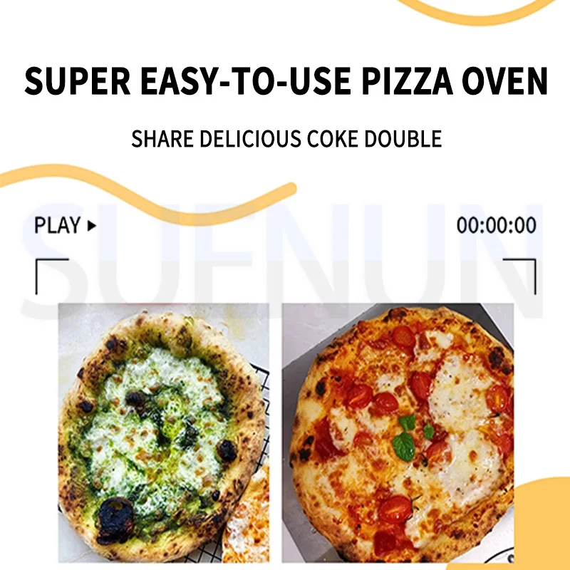Horno para Pizza, horno para Pizza de alta temperatura, hornear Pizza, hornear pan, bollos para hornear, máquina para hornear multifuncional