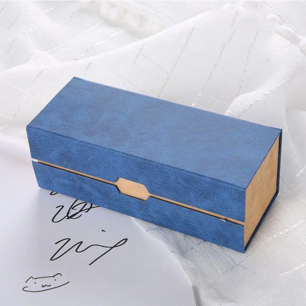 

Durable Anti Pressure Double-layer Glasses Case Portable Simple Dual Sunglasses Cases Travel Sunglasses Organizer For Women Men