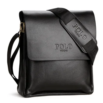 Bolso de hombro con solapa de lujo para hombre, maletín de cuero impermeable, bolsos de mano clásicos de negocios, bandolera de diseñador