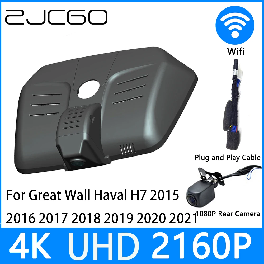 

ZJCGO Dash Cam 4K UHD 2160P Car Video Recorder DVR Night Vision for Great Wall Haval H7 2015 2016 2017 2018 2019 2020 2021