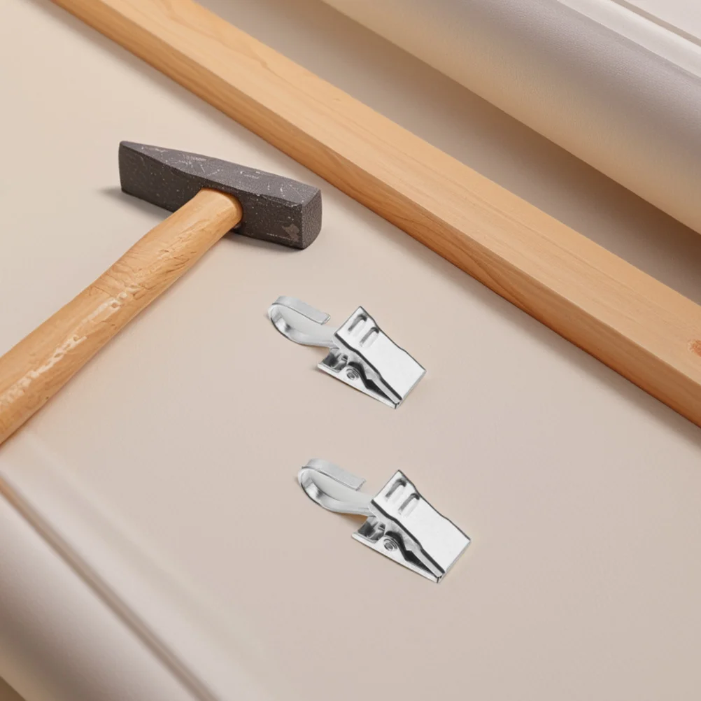 

25Pcs Stainless Steel Curtain Clips Thickened Metal Clip Hooks Hanging Curtains Christmas Lights Decorations Outdoor Clips