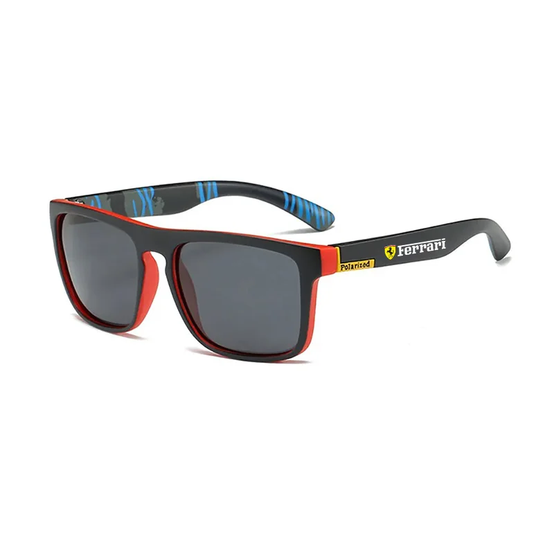 Gafas de sol polarizadas deportivas de lujo con logotipo de Ferrari para hombre, accesorio antideslumbrante para Ferrari F430 Stradale 458 488 599 612 F8 F12