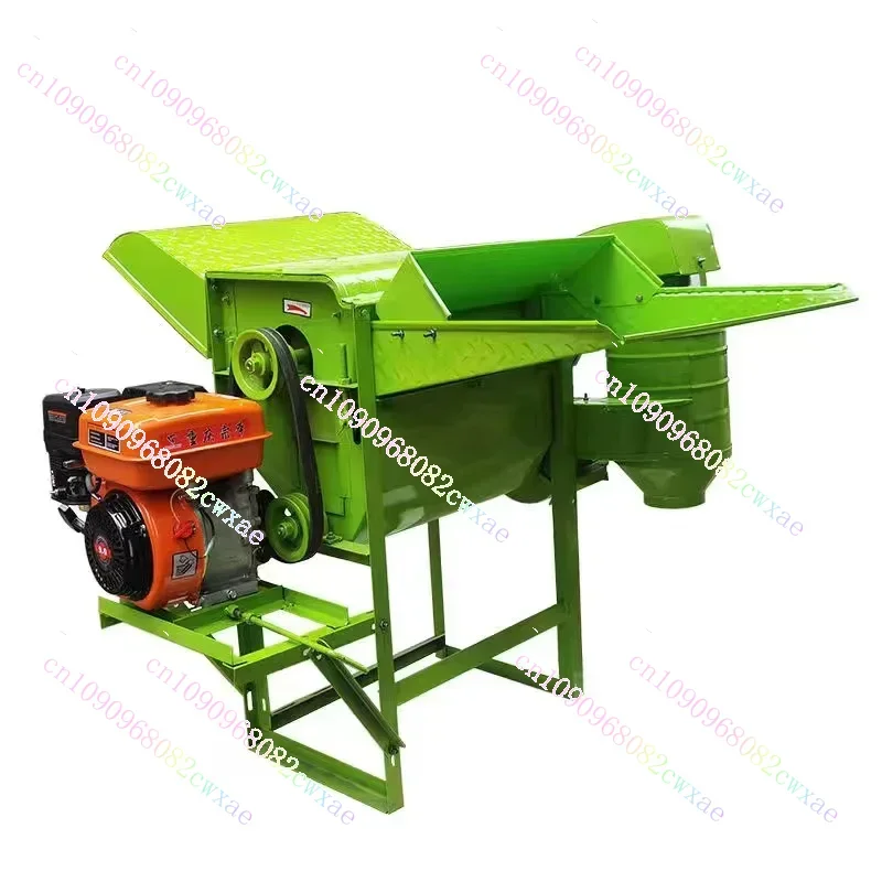 100-200KG/H Wheat Thresher Agricultural Soybean Sorghum Sesame Rice Threshing Machine Full Feeding Wheat Threshing Machine