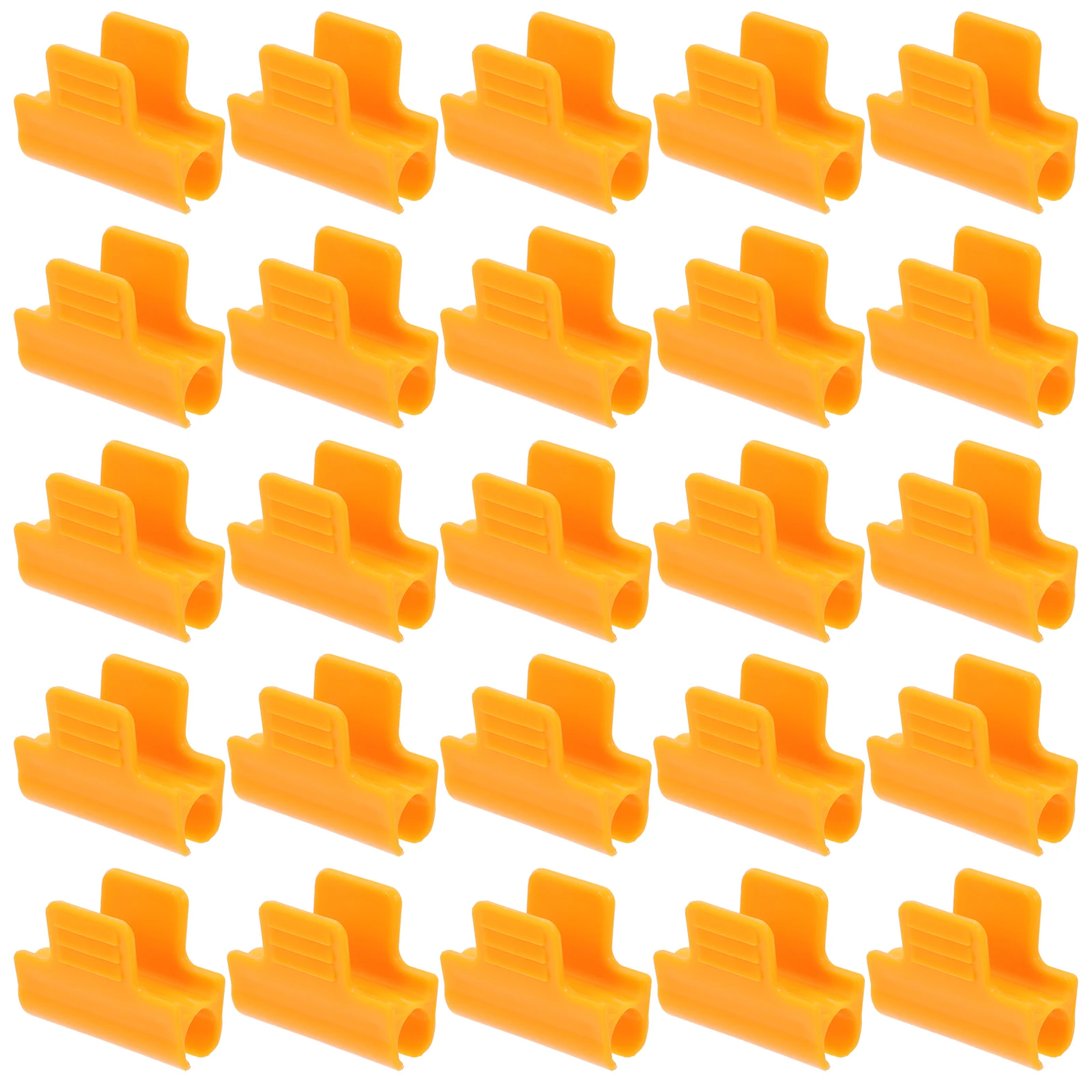 

30 Pcs Mini Garden Clips for Greenhouse Hoops Yellow Film Cover Gardening Plastic Netting Clamp Fixing Sun Shade
