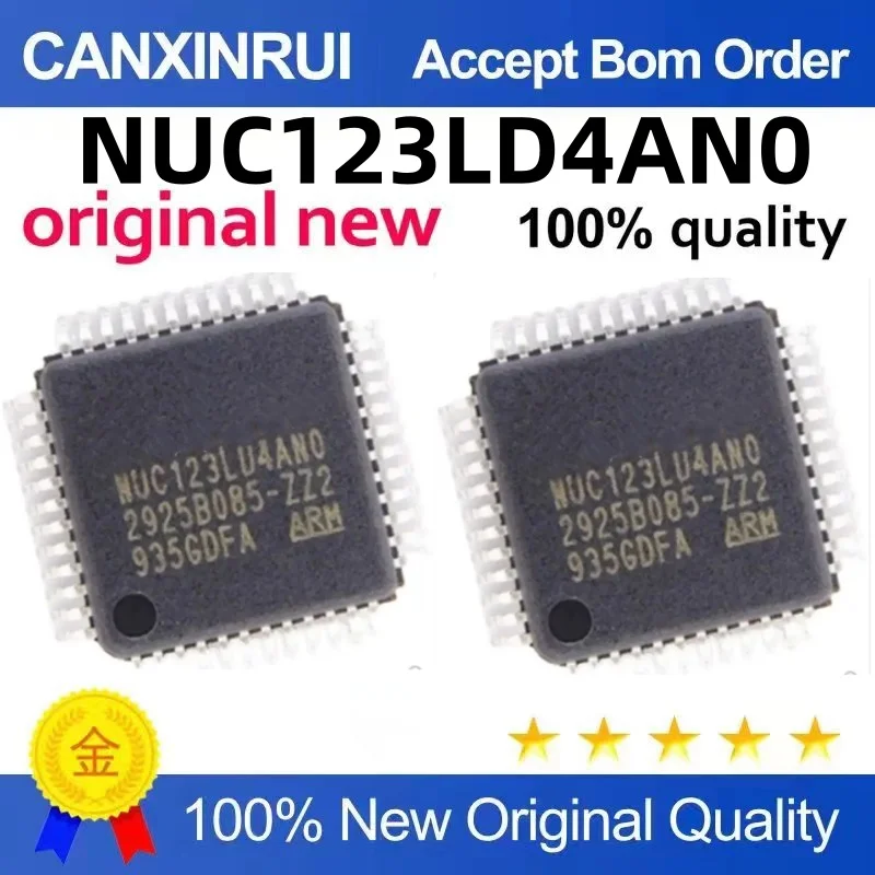 

NUC123LD4 NUC123LD4AN0 QFP48 package New hot sale The microcontroller chip can be directly shot