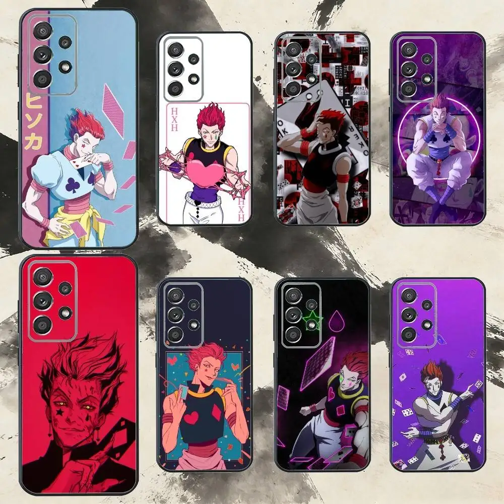 

Anime H-Hisoka M-Morow Phone Case For Samsung S25,S24,S21,S22,S23,S30,Ultra,S20,Plus,Fe,Note,10,9,5G Black Cover