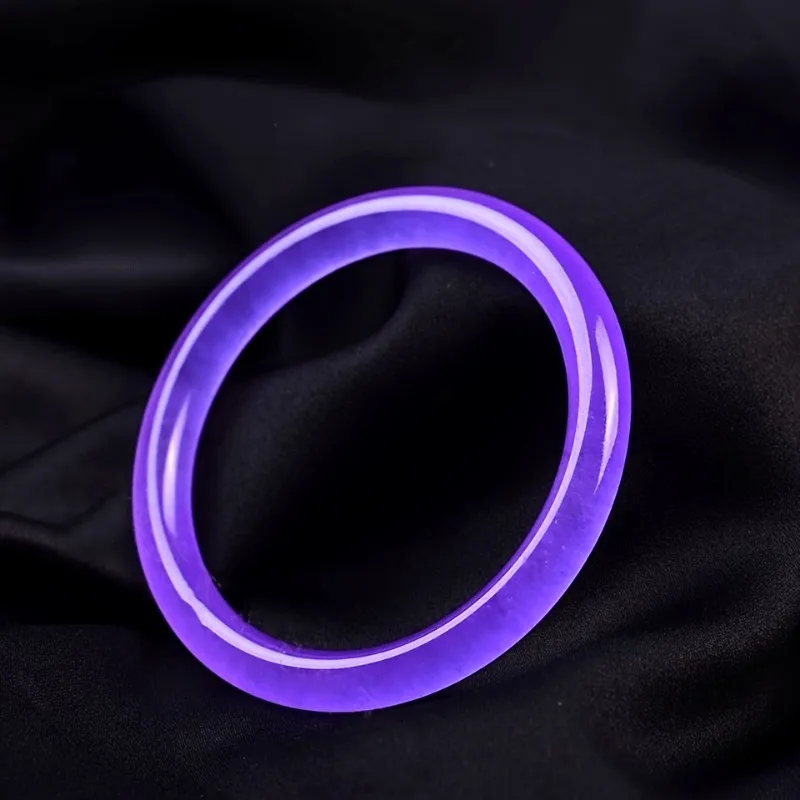 

New Natural High-ice Purple Bracelet, Elegant and Fashionable Temperament Versatile Jewelry