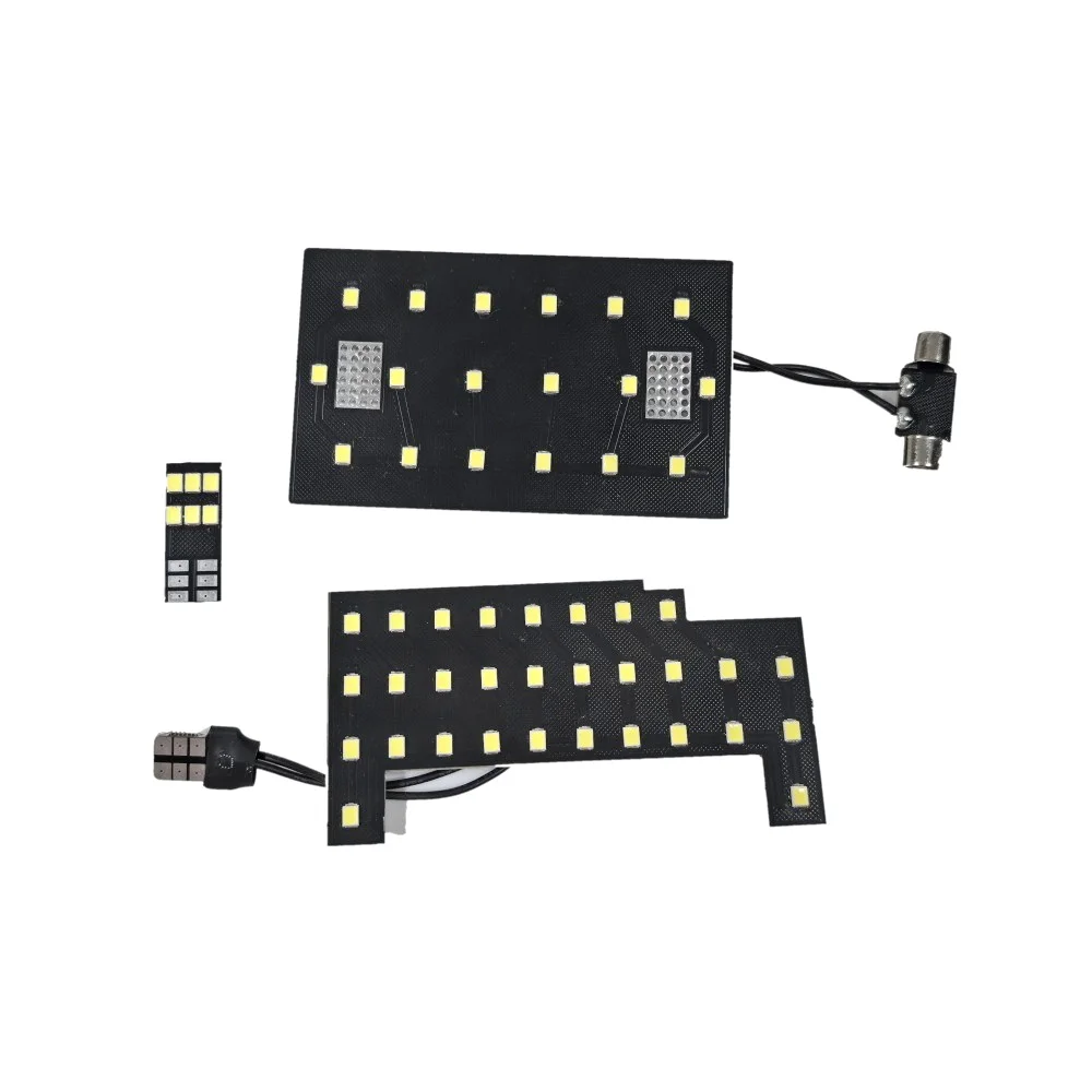 

July King 6000K LED Interior Reading Lights compatible For Suzuki Olio Solio Bandit MS26S MA36S MA46S, 3 pcs Car Dome Map Light