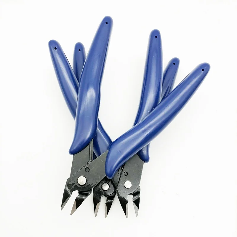 1Pcs Multi Functionele Tang Gereedschap Elektrische Draad Kabel Cutters Snijden Side Knipt Flush Rvs Nipper Handgereedschap